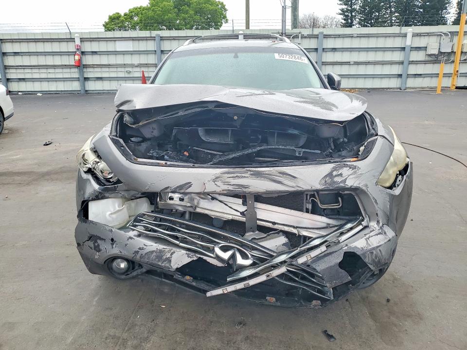 2011 Infiniti Fx VIN JN8AS1MU7BM711535 COPART salvage auction — FRONT END, FL - CERT OF TITLE SLVG REBUILDABLE, sold $550 on 2026-07-27 (photo 5)