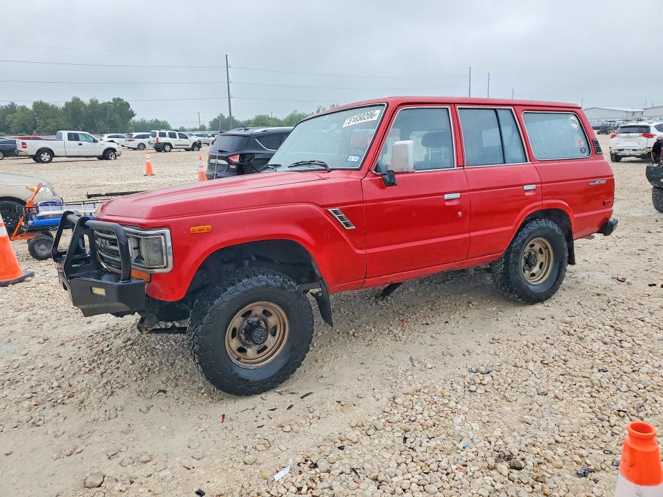 1989 Toyota Land cruiser VIN JT3FJ62G9K1111121 COPART salvage auction — SIDE, Tx - Salvage Vehicle Title, sold $900 on 2026-07-30 (photo 1)