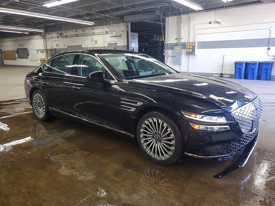 2023 Genesis G80 VIN KMTGE4S12PU006299 COPART salvage auction — FRONT END, Fl - Certificate Of Destruction, sold $13,300 on 2026-07-06 (photo 4)