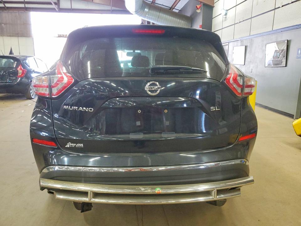 2016 Nissan Murano VIN 5N1AZ2MG6GN106135 COPART salvage auction — MINOR DENT/SCRATCHES, Wv - Certificate Of Title, sold $3,950 on 2026-07-09 (photo 6)