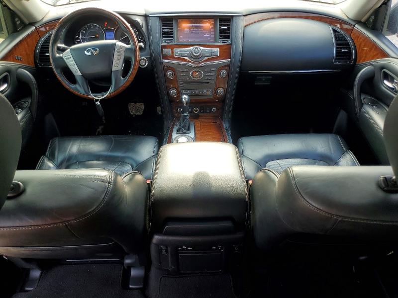 2017 Infiniti Qx80 VIN JN8AZ2NFXH9645284 COPART salvage auction — NORMAL WEAR, Tx - Certificate Of Title, sold $2,000 on 2026-07-29 (photo 8)