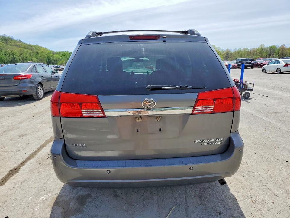 2005 Toyota Sienna VIN 5TDBA22C75S049659 COPART salvage auction — FRONT END, Pa - Certificate Of Salvage, sold $800 on 2026-07-02 (photo 6)