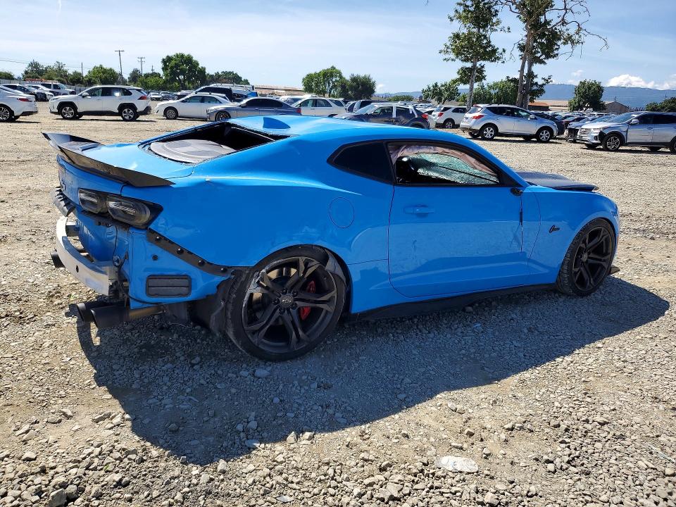 2022 Chevrolet Camaro VIN 1G1FF1R78N0135063 COPART salvage auction — REAR END, Ca - Salvage Certificate, sold $11,800 on 2026-07-02 (photo 3)