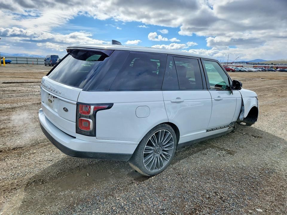 2021 Land rover RANGE ROVER VIN SALGV2SE6MA449602 COPART salvage auction — FRONT END, MT - SALVAGE CERTIFICATE OF A VEHIC, sold $12,800 on 2026-07-28 (photo 3)