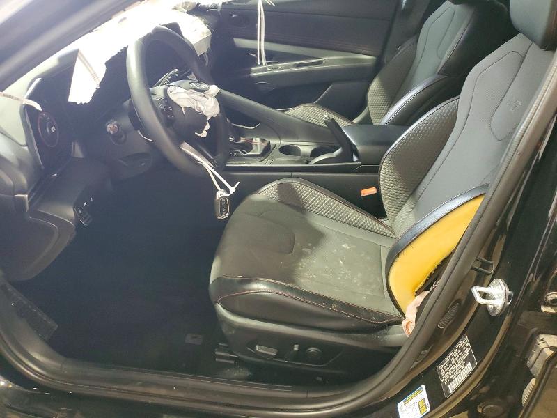 2023 Hyundai Elantra VIN KMHLR4AF1PU627625 COPART salvage auction — FRONT END, VA - CERTIFICATE OF TITLE, sold $2,250 on 2026-07-16 (photo 7)