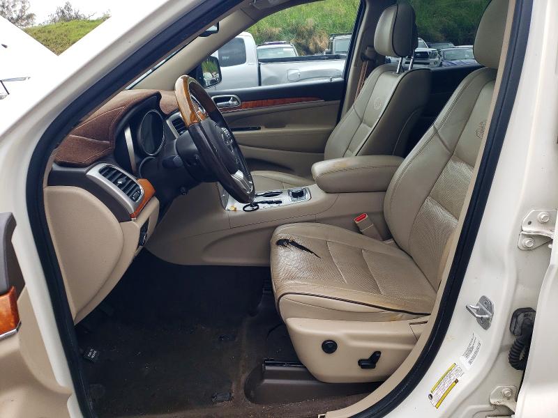 2012 Jeep Grand cherokee VIN 1C4RJFCT4CC200282 COPART salvage auction — FRONT END, HI - CERTIFICATE OF SALVAGE, sold $1,250 on 2026-08-13 (photo 7)