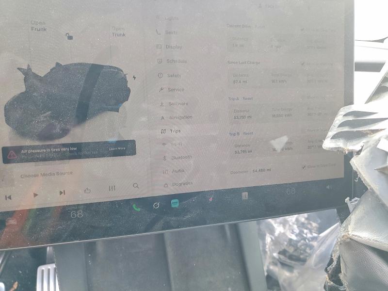 2023 Tesla Model y VIN 7SAYGDEF7PF604890 COPART salvage auction — ALL OVER, Va - Cert Of Title - Salvage, sold $1,800 on 2026-07-06 (photo 9)