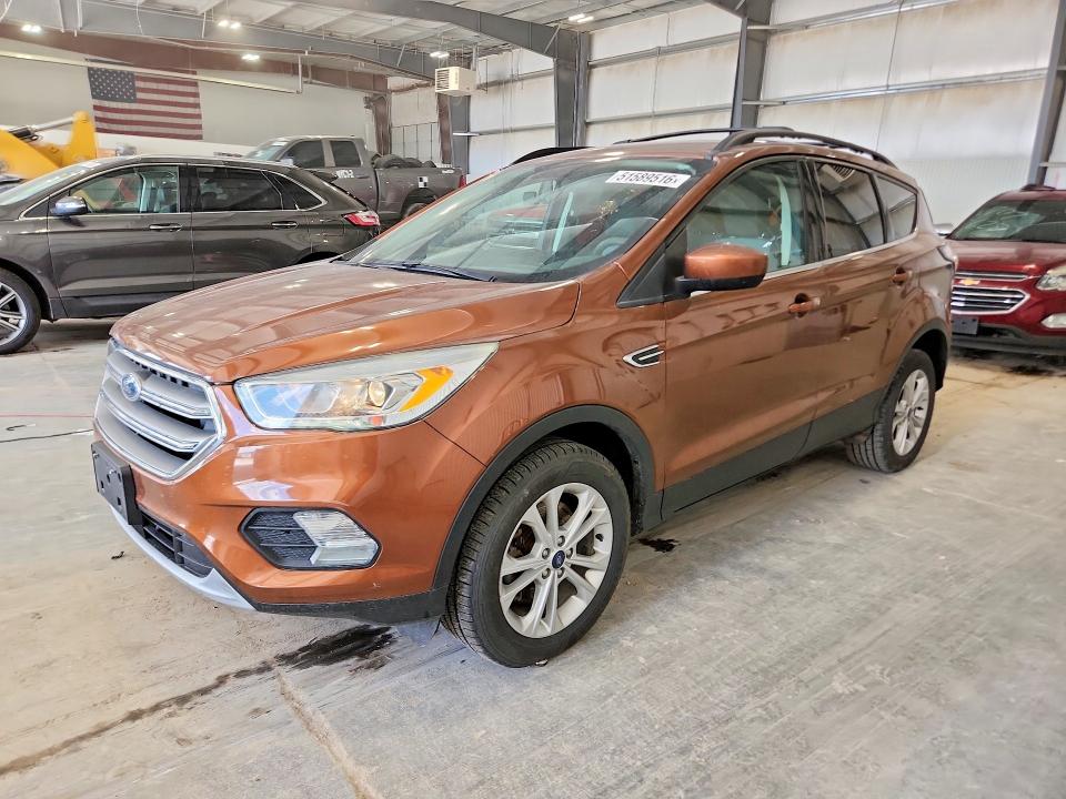 2017 Ford Escape VIN 1FMCU9GD7HUE58780 COPART salvage auction — MINOR DENT/SCRATCHES, Ne - Cert Of Title-Salvage, sold $1,700 on 2026-07-04 (photo 1)