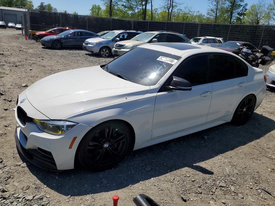 2017 BMW 3er VIN WBA8B7G51HNU37461 — COPART salvage auction photo