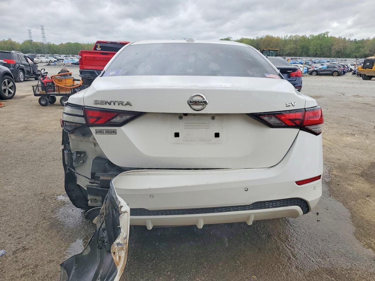 2022 Nissan Sentra VIN 3N1AB8CV0NY260953 COPART salvage auction — Rear End, ID - SALVAGE CERTIFICATE OF TITLE, sold $1,650 on 2026-07-09 (photo 6)