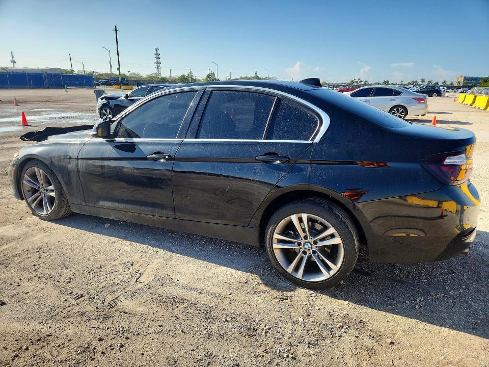2017 BMW 3 series VIN WBA8B9G55HNU50175 COPART salvage auction — BURN, Fl - Cert Of Title Slvg Rebuildable, sold $350 on 2026-07-27 (photo 2)