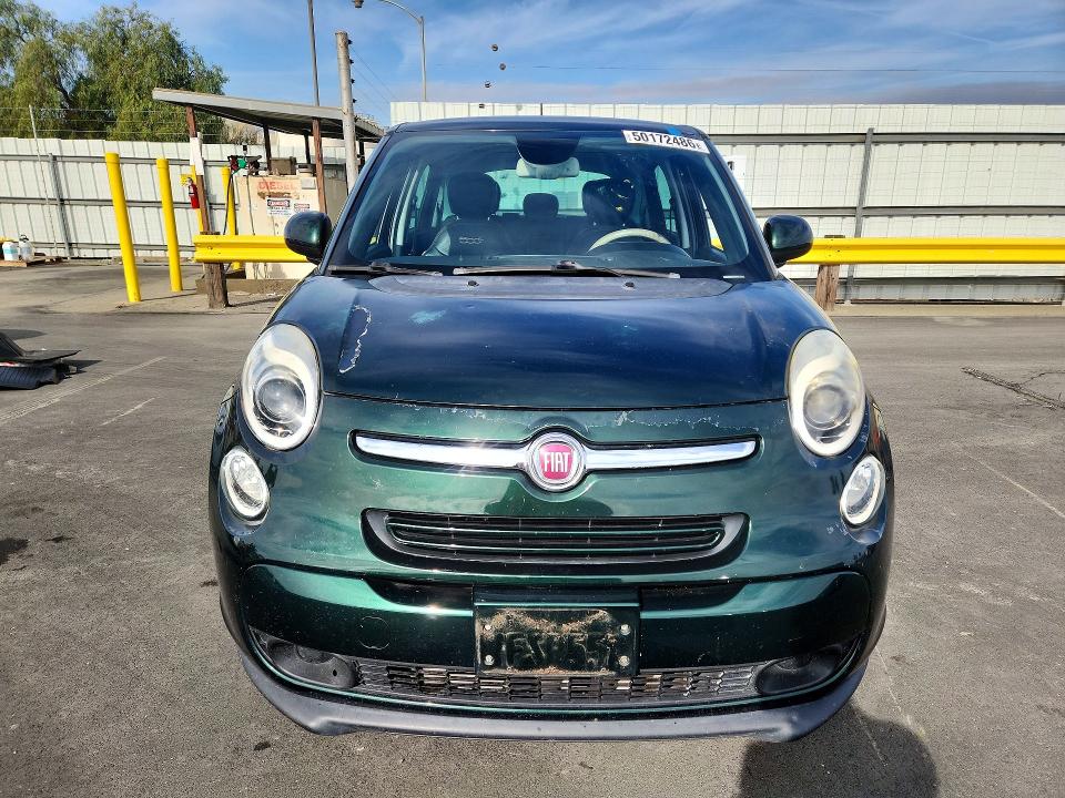 2014 Fiat 500l VIN ZFBCFABH1EZ016377 COPART salvage auction — REAR END, Ca - Salvage Certificate, sold $575 on 2026-07-13 (photo 5)