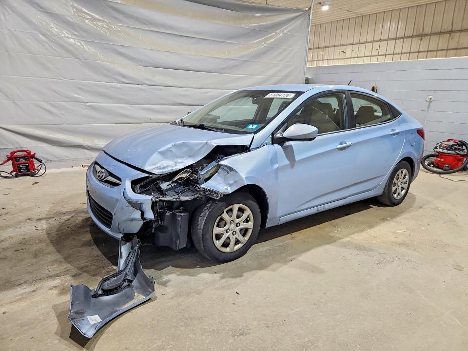 2014 Hyundai Accent VIN KMHCT4AE9EU720351 — COPART salvage auction photo