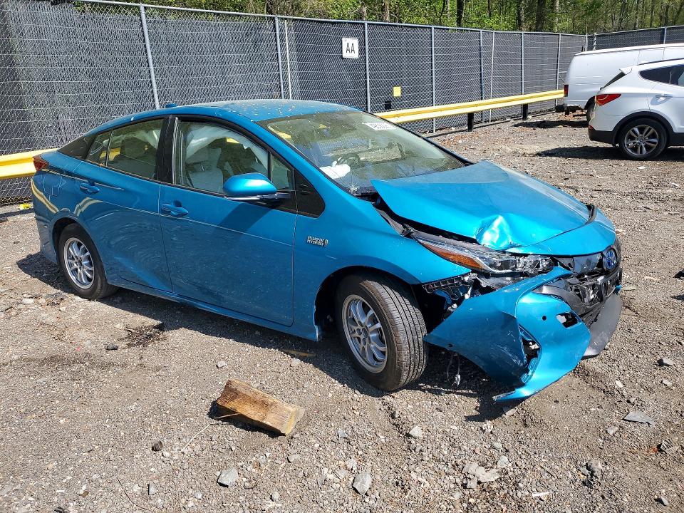 2017 Toyota Prius VIN JTDKARFP2H3060127 COPART salvage auction — FRONT END, Md - Cert Of Salvage > 75% Damage, sold $3,900 on 2026-07-17 (photo 4)