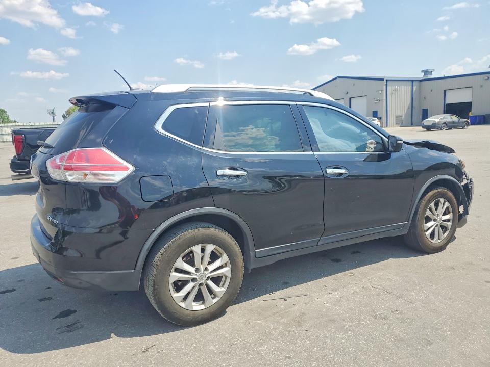 2015 Nissan Rogue VIN KNMAT2MV2FP536431 COPART salvage auction — FRONT END, Nc - Salvage Certificate Of Title, sold $575 on 2026-07-16 (photo 3)