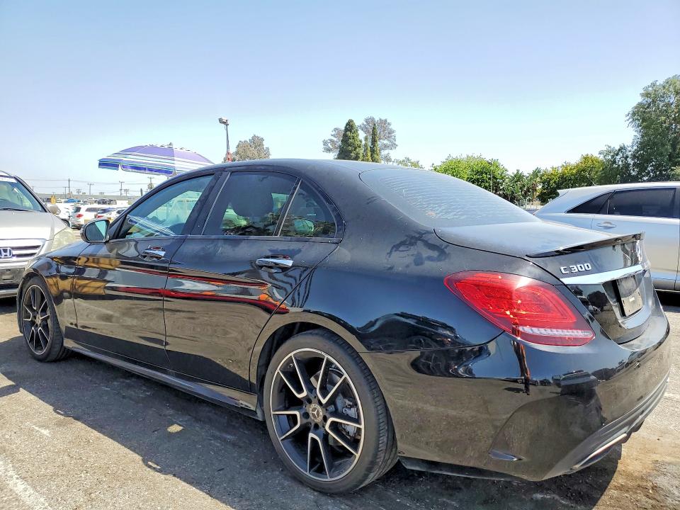 2019 Mercedes-benz C-klasse VIN WDDWF8DB5KR457085 COPART salvage auction — FRONT END, Ca - Salvage Certificate, sold $6,800 on 2026-07-02 (photo 2)