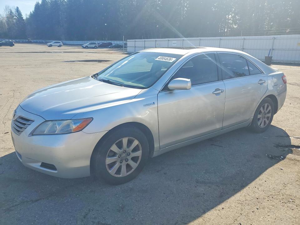 2007 Toyota Camry hybrid VIN JTNBB46K573042770 COPART salvage auction — MECHANICAL, Wa - Vehicle Cert Of Ownership-Titl, sold $525 on 2026-07-27 (photo 1)