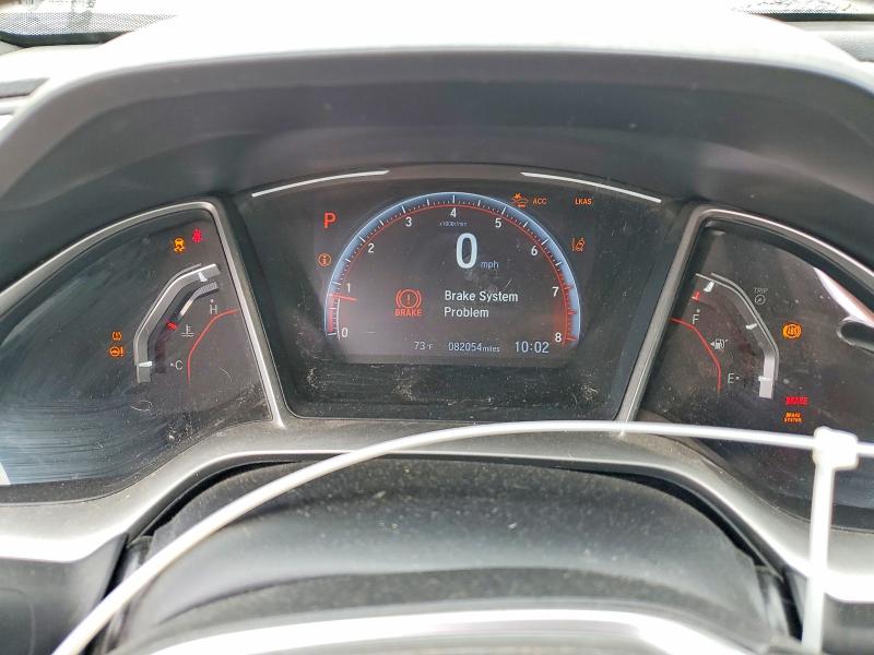 2020 Honda Civic VIN 19XFC2F84LE200773 COPART salvage auction — REAR END, Tx - Salvage Vehicle Title, sold $2,600 on 2026-07-31 (photo 9)