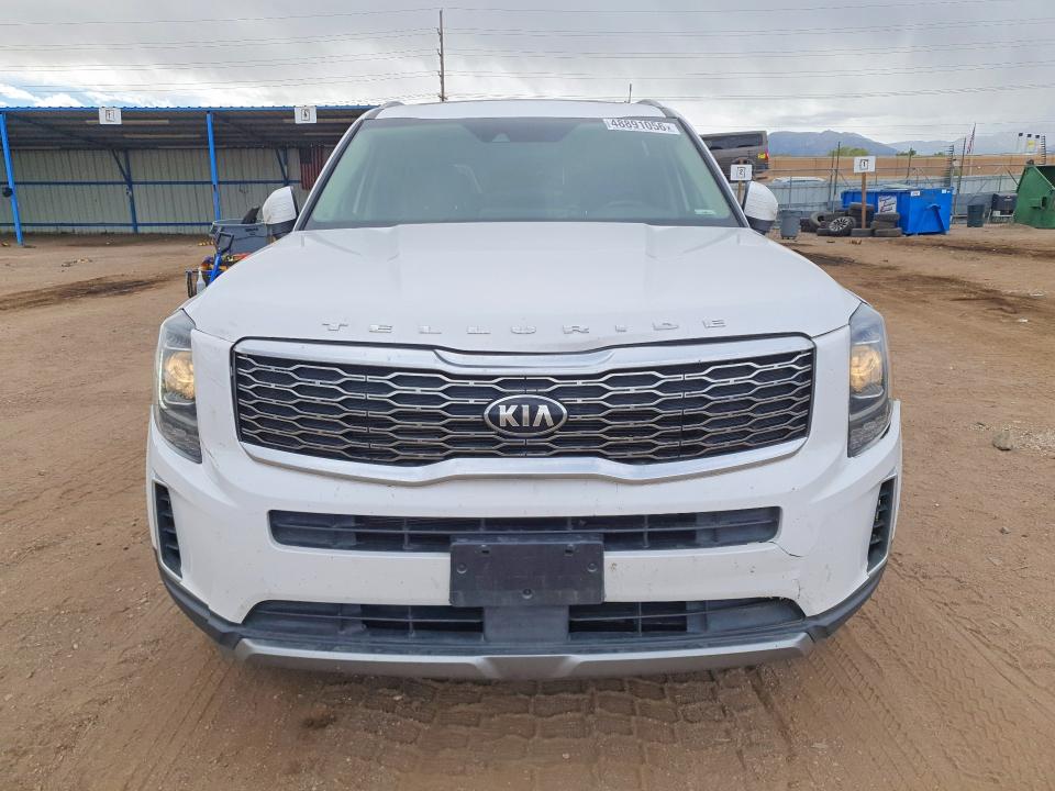 2021 Kia Telluride VIN 5XYP6DHC4MG122959 COPART salvage auction — HAIL, Co - Salvage Title, sold $275 on 2026-07-29 (photo 5)
