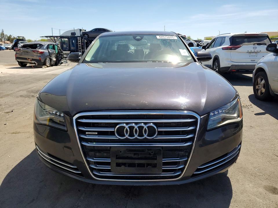 2014 Audi A8 VIN WAURMAFD8EN002419 COPART salvage auction — MINOR DENT/SCRATCHES, Fl - Certificate Of Title, sold $4,750 on 2026-07-20 (photo 5)