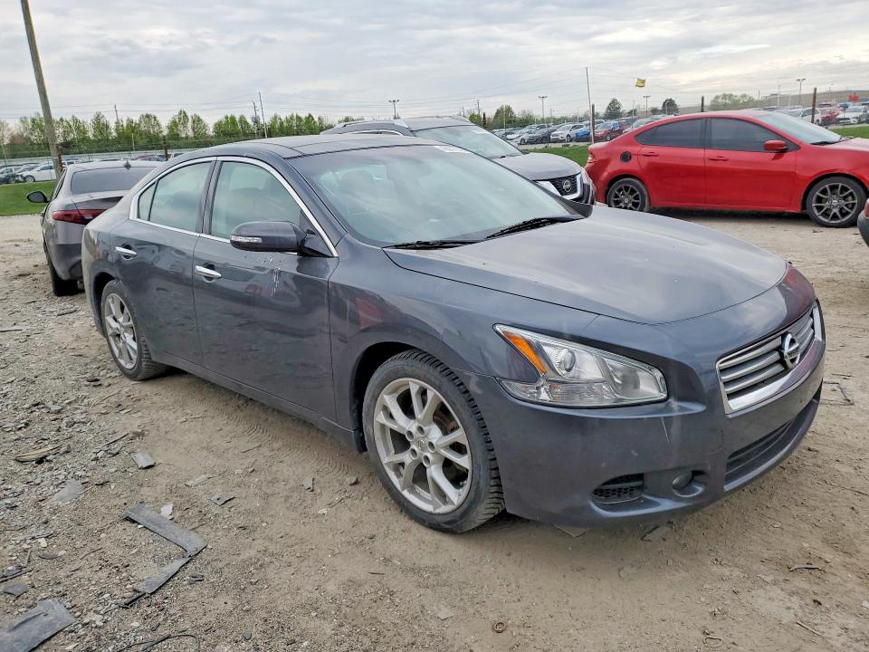2013 Nissan Maxima VIN 1N4AA5AP4DC847723 COPART salvage auction — FRONT END, In - Certificate Of Title, sold $2,100 on 2026-07-02 (photo 4)