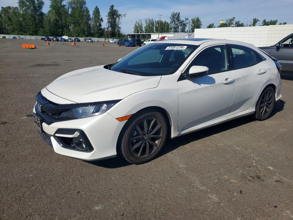 2020 Honda Civic VIN SHHFK7H69LU415845 COPART salvage auction — REAR END, Or - Salvage Title Certificate, sold $6,300 on 2026-07-06 (photo 1)