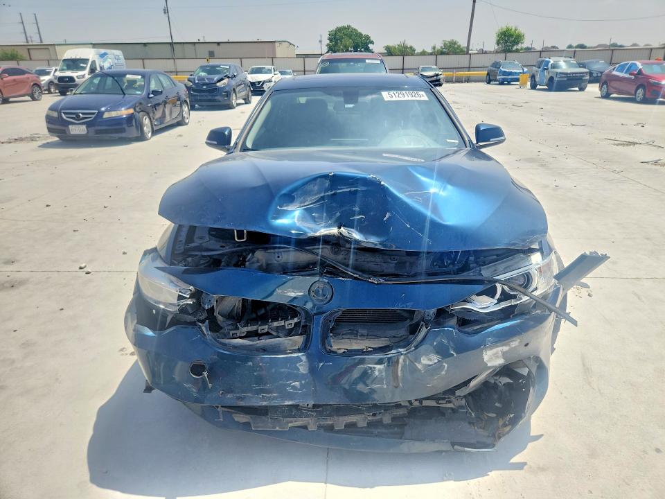 2015 BMW 4er VIN WBA3N3C50FK232518 COPART salvage auction — FRONT END, Tx - Salvage Vehicle Title, sold $1,850 on 2026-07-07 (photo 5)