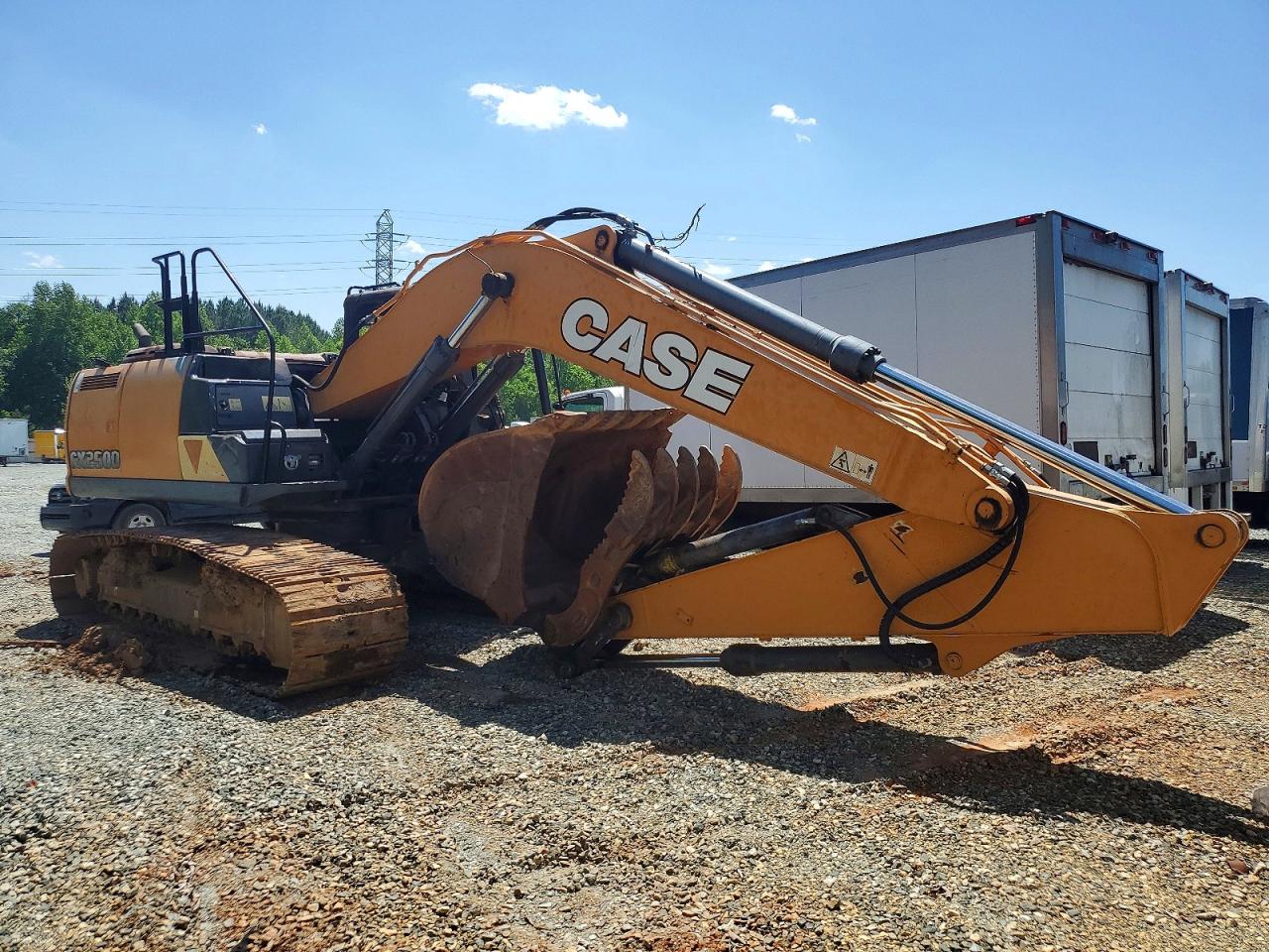 2018 Case Cx250d VIN DAC250K7NKS7M1371 — COPART salvage auction photo