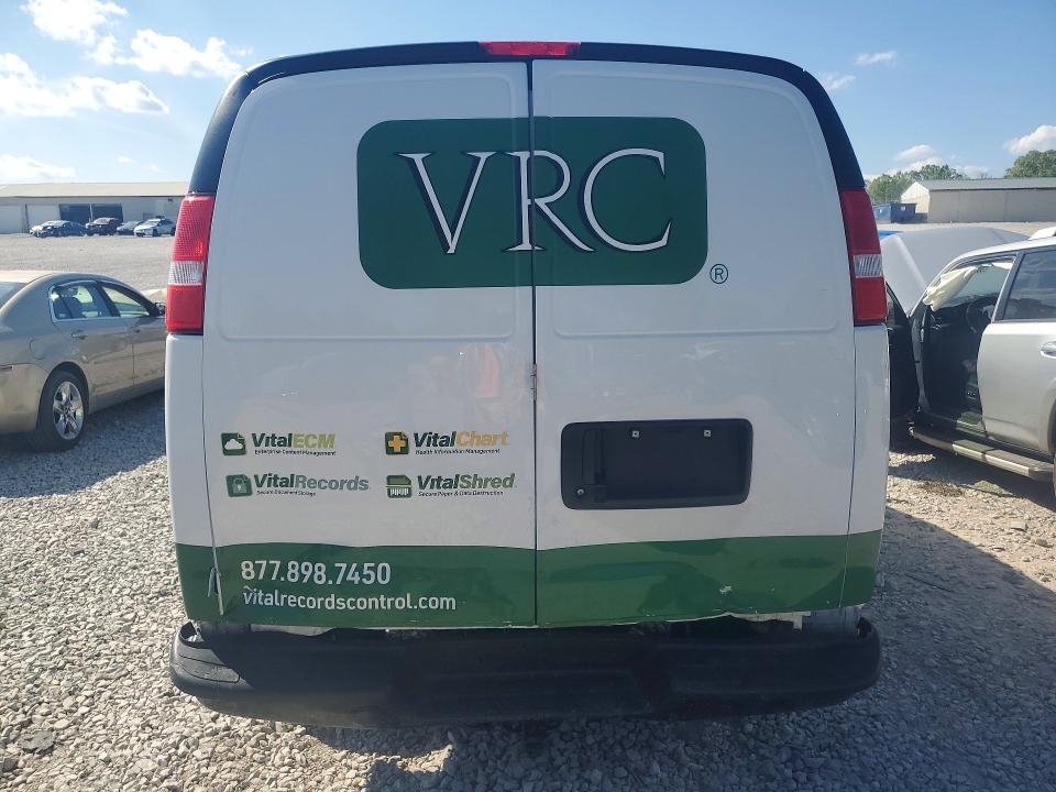2025 Chevrolet Express VIN 1GCWGAFP0S1114044 COPART salvage auction — REAR END, Tx - Salvage Vehicle Title, sold $8,500 on 2026-07-27 (photo 6)