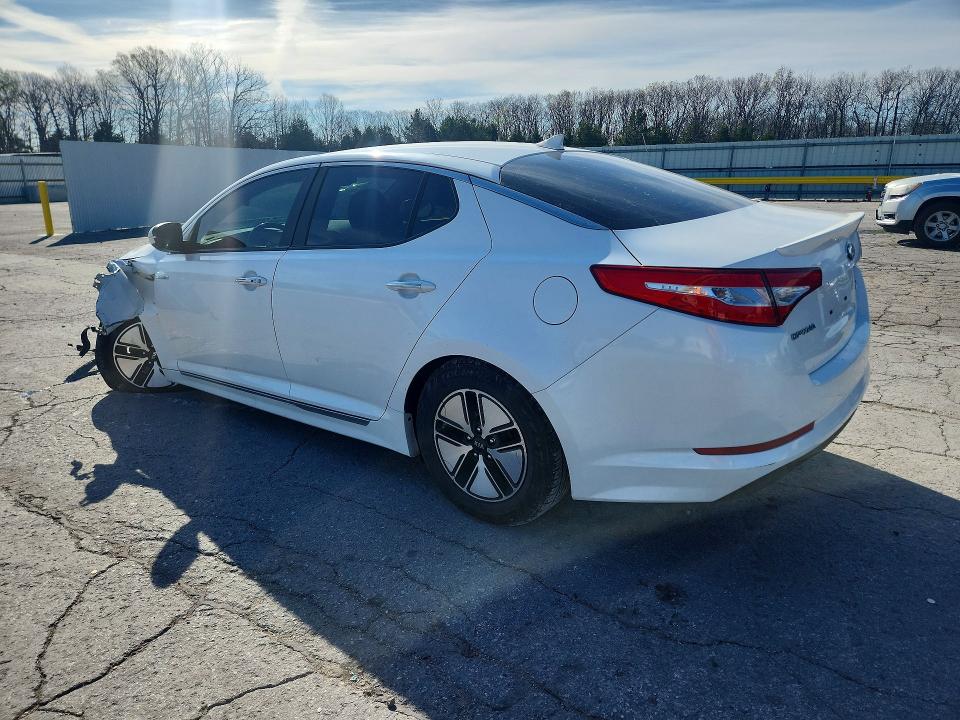 2013 Kia Optima VIN KNAGM4AD2D5050206 COPART salvage auction — FRONT END, Mo - Salvage Certificate Of Title, sold $300 on 2026-07-13 (photo 2)