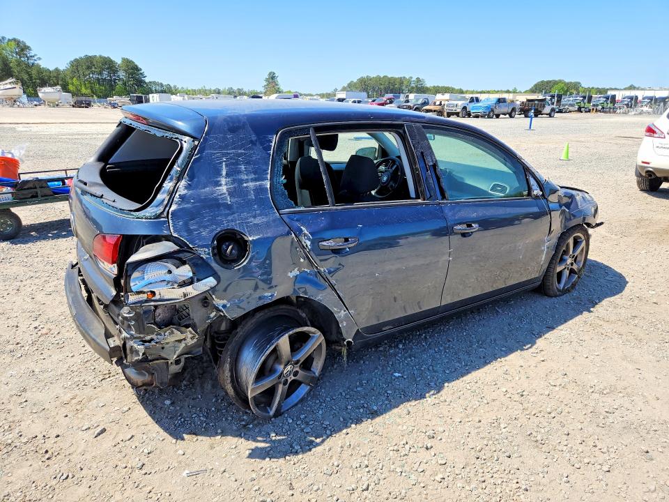 2012 Volkswagen Golf VIN WVWDA7AJ3CW237727 COPART salvage auction — SIDE, Nc - Salvage Certificate Of Title, sold $225 on 2026-07-13 (photo 3)