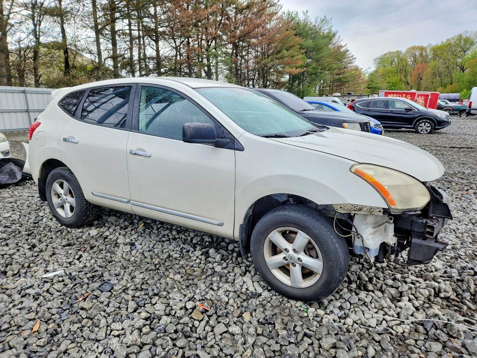 2012 Nissan Rogue VIN JN8AS5MV8CW391700 COPART salvage auction — FRONT END, Nj - Cert Of Title-Salvage, sold $250 on 2026-07-22 (photo 4)