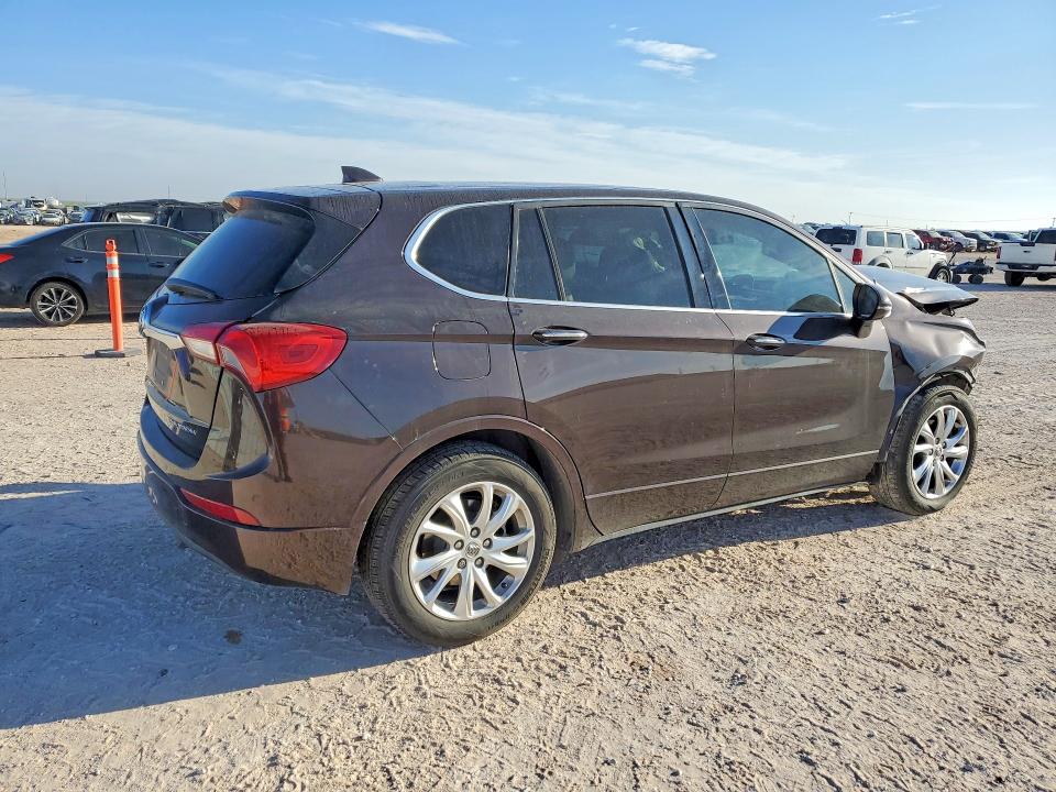 2020 Buick Envision VIN LRBFXBSA4LD229624 COPART salvage auction — FRONT END, Tx - Salvage Vehicle Title, sold $25 on 2026-07-22 (photo 3)