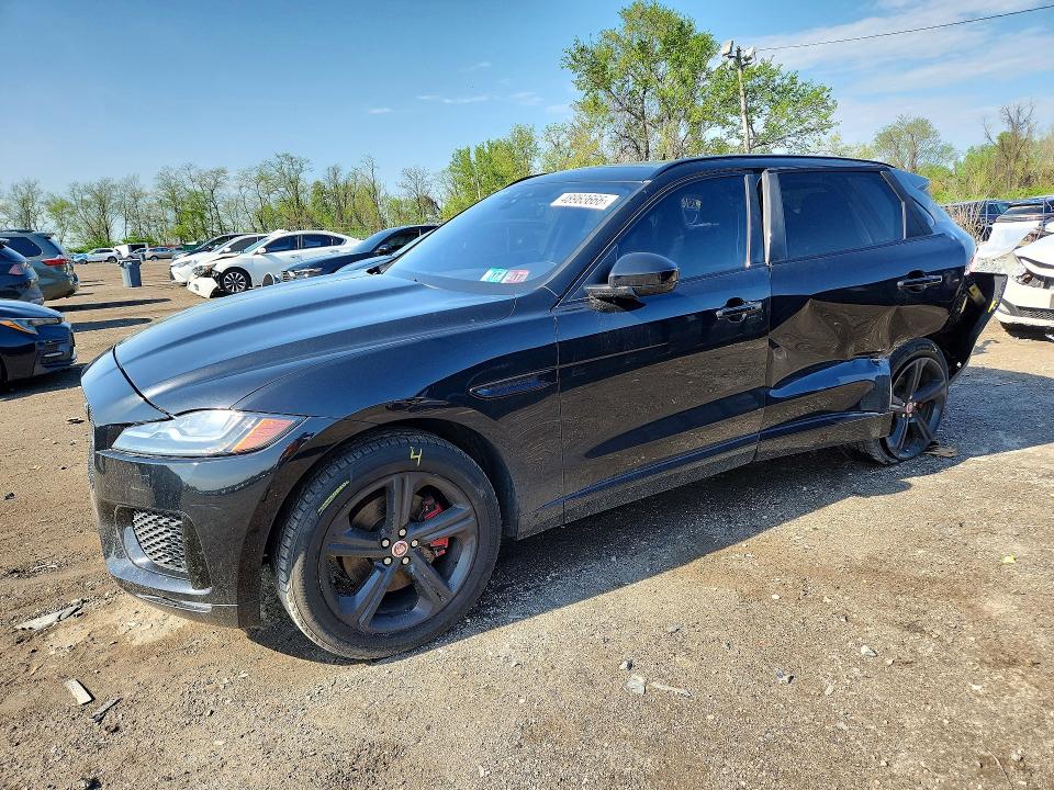 2020 Jaguar F-pace VIN SADCM2FV6LA620581 COPART salvage auction — REAR END, Md - Cert Of Salvage < 75% Damage, sold $7,100 on 2026-07-09 (photo 1)
