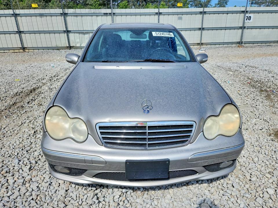 2007 Mercedes-benz C-klasse VIN WDBRF52H77E023342 COPART salvage auction — SIDE, Ga - Cert Of Title-Salvage, sold $400 on 2026-07-09 (photo 5)