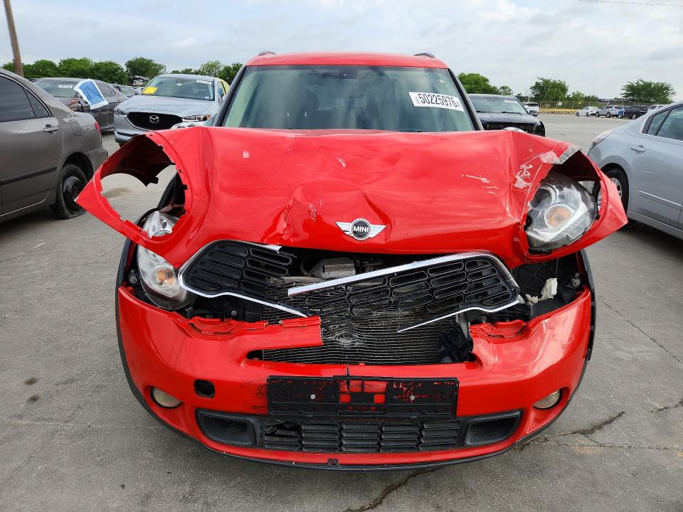 2012 Mini Cooper VIN WMWZC3C52CWL82697 COPART salvage auction — FRONT END, TX - CERTIFICATE OF TITLE (P), sold $1,200 on 2026-07-30 (photo 5)