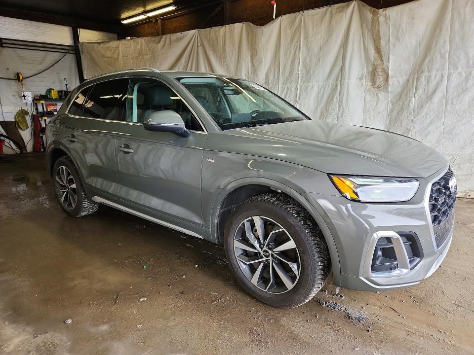 2024 Audi Q5 VIN WA1EAAFY1R2027662 COPART salvage auction — SIDE, Md - Cert Of Salvage > 75% Damage, sold $20,300 on 2026-07-02 (photo 4)