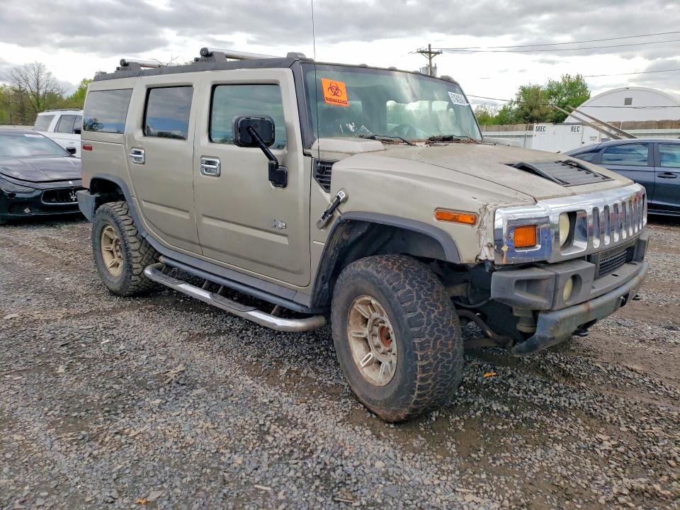 2004 Hummer H2 VIN 5GRGN23U64H118618 COPART salvage auction — REAR END, Pa - Cert Of Title, sold $475 on 2026-10-02 (photo 4)