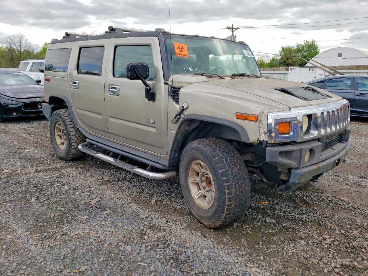 2004 Hummer H2 VIN 5GRGN23U64H118618 COPART salvage auction — Rear End, PA - CERT OF TITLE, sold $1,250 on 2026-09-18 (photo 4)