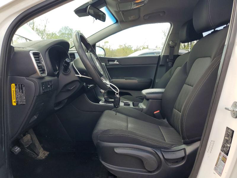 2021 Kia Sportage VIN KNDPMCAC2M7942027 COPART salvage auction — HAIL, Oh - Cert Of Title-Salvage, sold $5,700 on 2026-07-16 (photo 7)