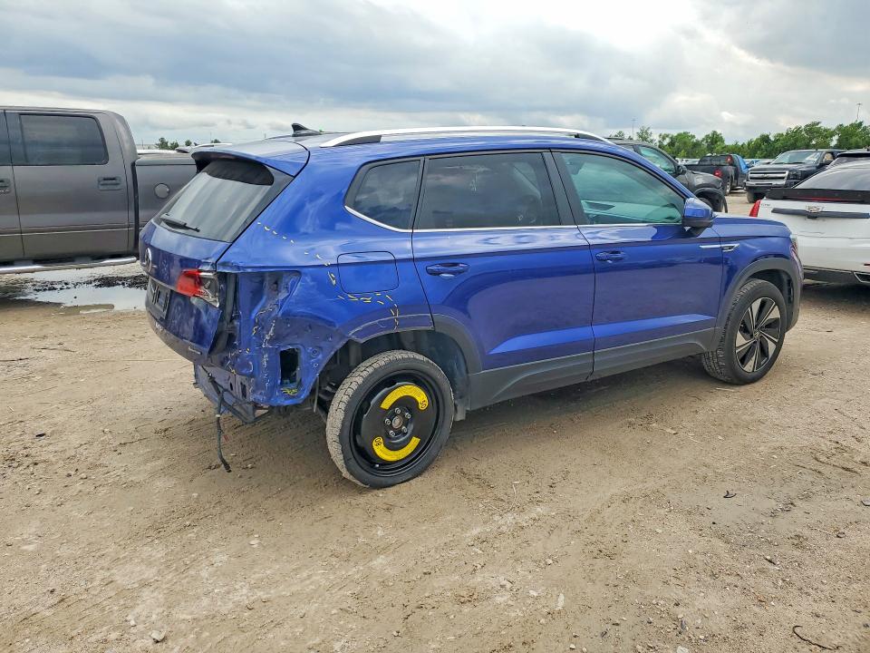 2024 Volkswagen Taos VIN 3VVUX7B25RM040137 COPART salvage auction — REAR END, Tx - Salvage Vehicle Title, sold $8,700 on 2026-07-24 (photo 3)