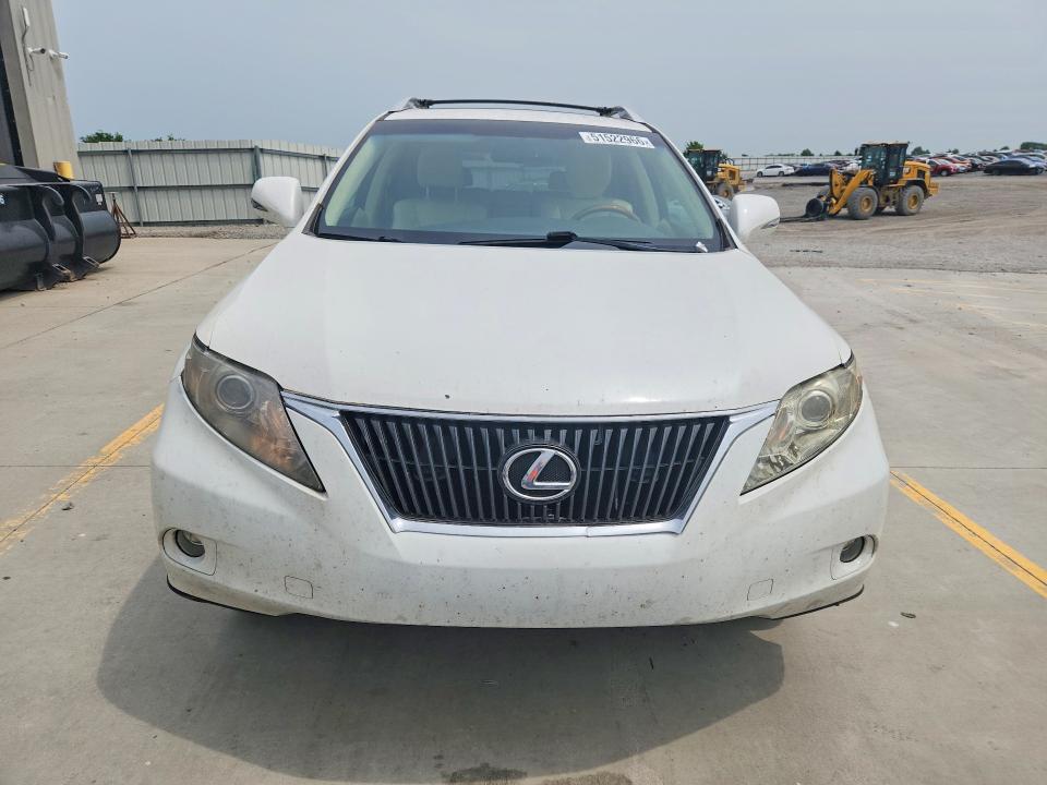2010 Lexus Rx VIN JTJZK1BA6A2402962 COPART salvage auction — REAR END, In - Cert Of Title-Salvage Title, sold $3,050 on 2026-07-16 (photo 5)