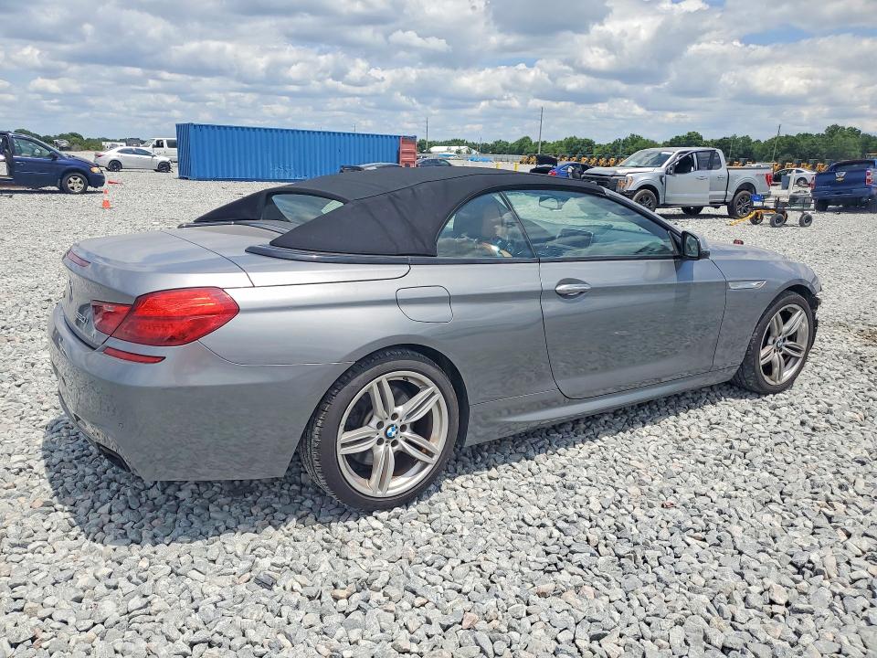 2018 BMW 6er VIN WBA6F7C53JG232249 COPART salvage auction — FRONT END, Salvage Title, sold $200 on 2026-07-21 (photo 3)