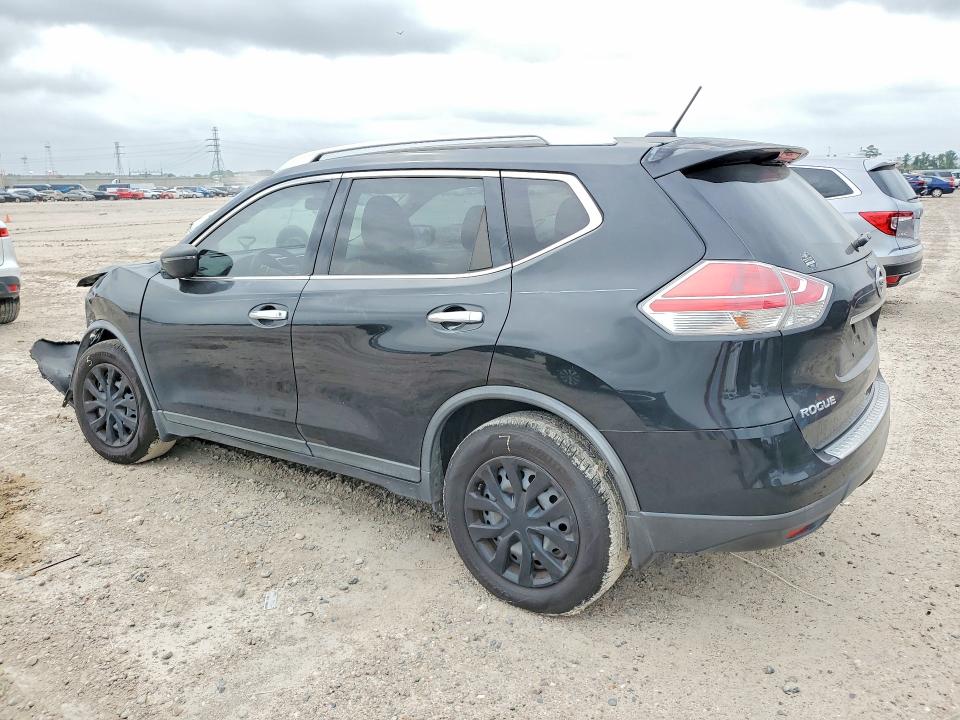2016 Nissan Rogue VIN KNMAT2MT7GP622298 COPART salvage auction — FRONT END, Tx - Salvage Vehicle Title, sold $1,900 on 2026-07-24 (photo 2)