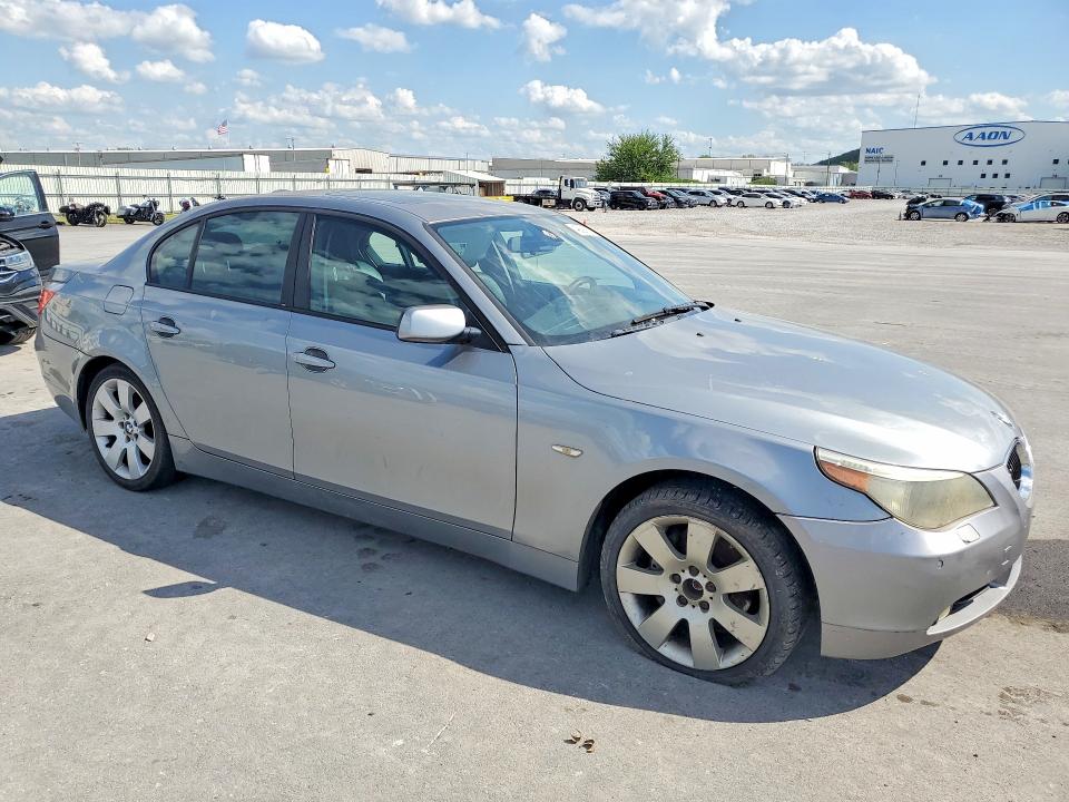 2006 BMW 5 series VIN WBANF73536CG69813 COPART salvage auction — MECHANICAL, Ok - Certificate Of Title (P), sold $250 on 2026-07-08 (photo 4)