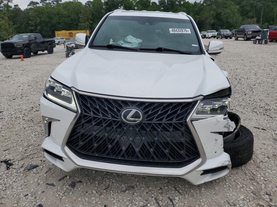 2020 Lexus Lx VIN JTJDY7AX6L4326376 COPART salvage auction — FRONT END, Tx - Certificate Of Title, sold $40,500 on 2026-07-07 (photo 5)