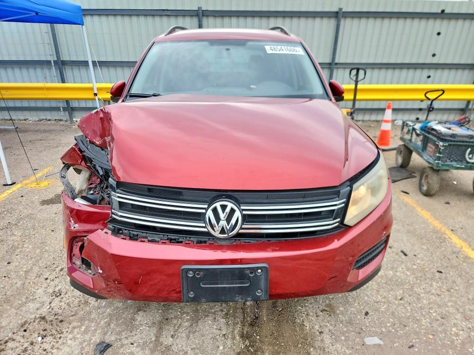 2015 Volkswagen Tiguan VIN WVGAV7AX7FW111334 COPART salvage auction — FRONT END, Ks - Cert Of Title-Salvage, sold $775 on 2026-07-27 (photo 5)