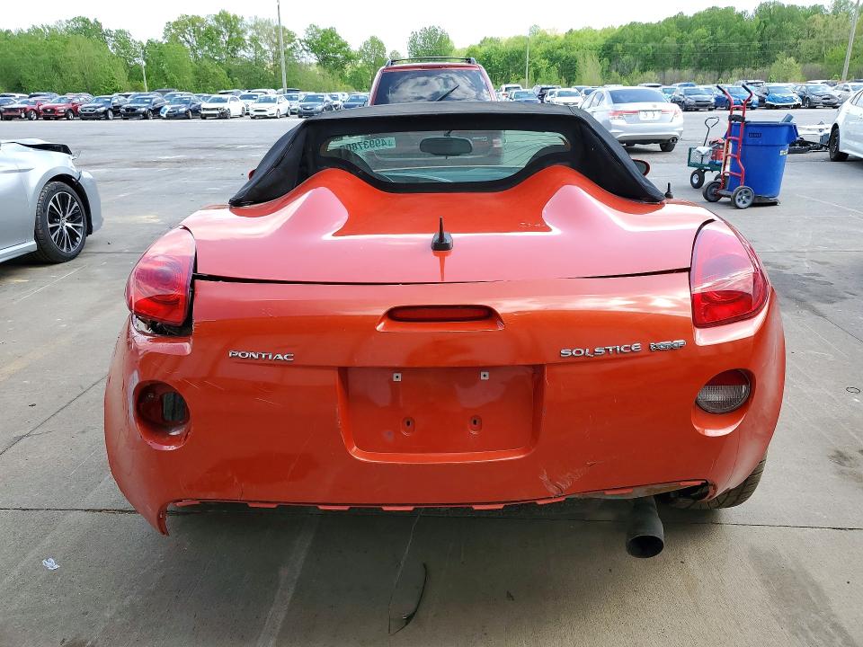 2008 Pontiac Solstice VIN 1G2MG35X28Y124812 COPART salvage auction — REAR END, IN - CERT OF TITLE-SALVAGE TITLE (P), sold $2,750 on 2026-07-09 (photo 6)