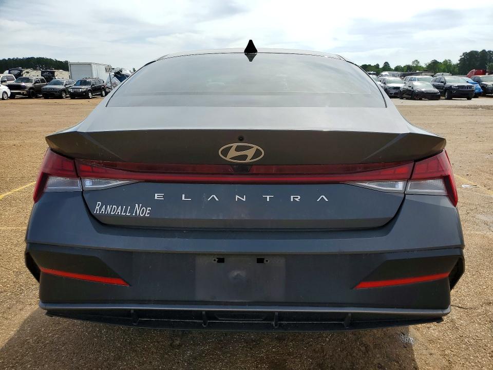 2024 Hyundai Elantra VIN KMHLS4DG3RU720285 COPART salvage auction — MECHANICAL, Tx - Certificate Of Title, sold $7,200 on 2026-07-13 (photo 6)