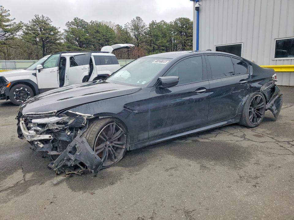 2018 BMW M5 VIN WBSJF0C50JB283038 COPART salvage auction — FRONT END, IN - CERTIFICATE OF TITLE, sold $7,200 on 2026-07-16 (photo 1)